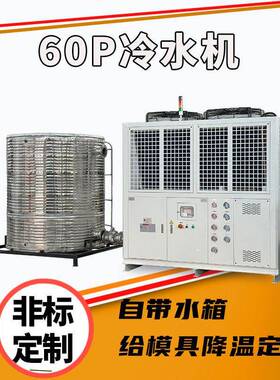 60P风冷式冷水机组工业冷水机带水箱定制南京