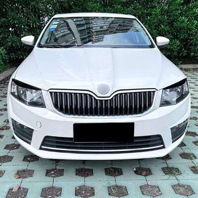 适用斯柯达明锐octavia mk3 15-17款灯眉前大灯车贴跨境改装件