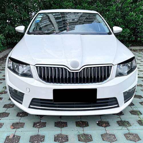适用斯柯达明锐octavia mk3 15-17款灯眉前大灯车贴跨境改装件