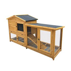 兔笼防喷尿豪华双层宠物兔用品荷兰猪豚鼠窝养殖大号鸽笼猫窝包邮