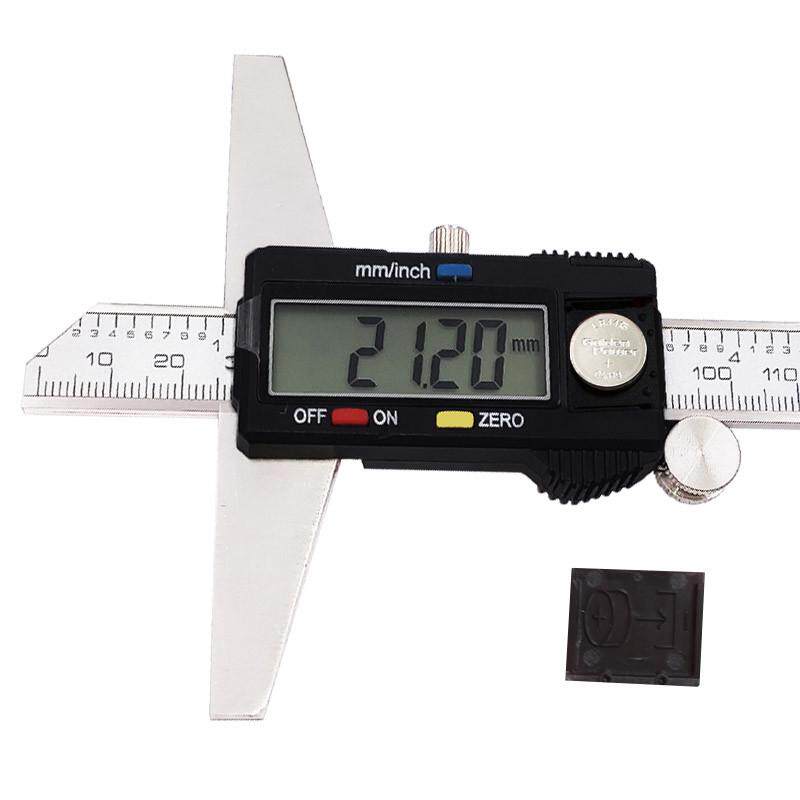 0深度高精度.游标卡尺150mm尺子尺卡尺0度测深- 深度批发数显01