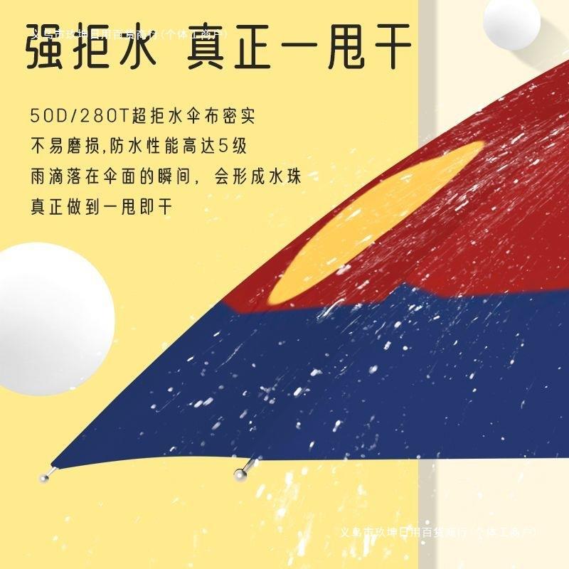 高颜值韩系长柄全自动雨伞女大号加固抗风结实双人晴雨两用折叠伞