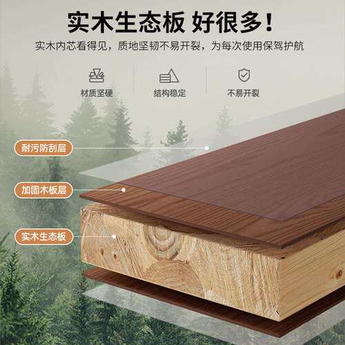 木书桌书架一体桌子卧室家用学生写字桌办公桌洞洞板电脑桌台式