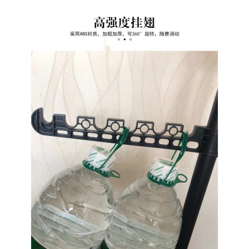 顶天立地晾衣架落地伸缩单杆卧室阳台不锈钢简易晾衣杆家用置新品