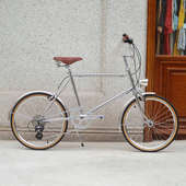 DayDayBike20寸451复古公路男女士小轮自行车电镀铬钼钢车8速变速