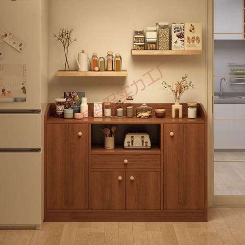 餐边柜靠墙一体小柜子储物柜客厅收纳柜置物柜茶水柜家用厨房橱柜