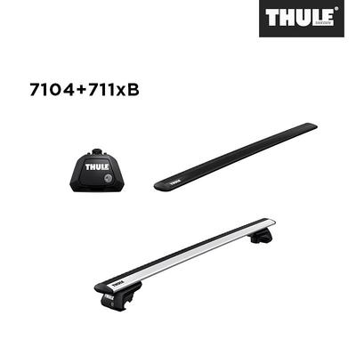 THULE/拓乐车顶架横杆721X平杆翼杆汽车通用改装行李架7106/7104
