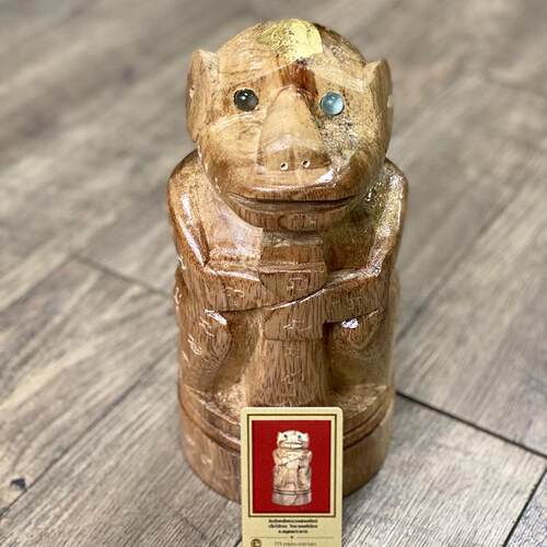 舍玛商贸龙婆安南铃猴摆件大号含DDPRA卡真品现货泰国特色