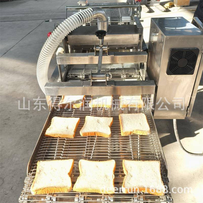 法式汉堡胚油炸机绿豆糕油炸生产线带滤油装置自动补油提升