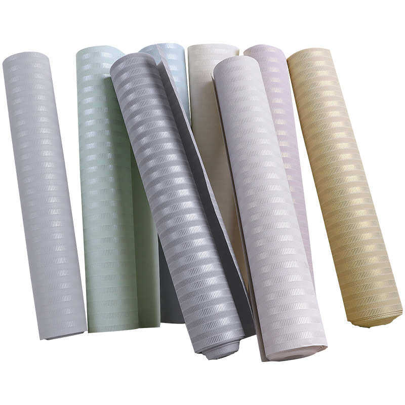 北欧无纺布条纹素色纯色白色墙纸现代简约客厅卧室房间壁纸高级感,家装主材,自贴墙纸/自粘墙纸,淘宝优惠券,粉丝福利购,淘宝优惠卷