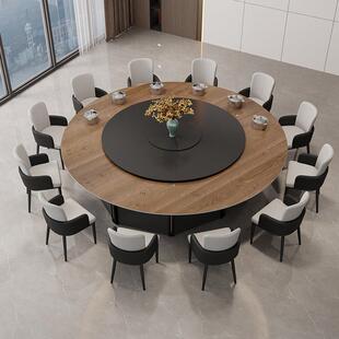 酒店饭店火锅店圆桌电动小火锅餐桌一人一锅15人20人大圆桌火锅桌