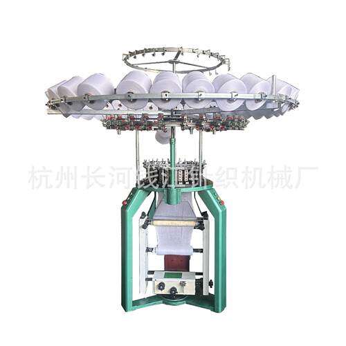 厂家供应棉纱网袋机大口径平机羊肉布机涤纶丝网袋布机针织机械