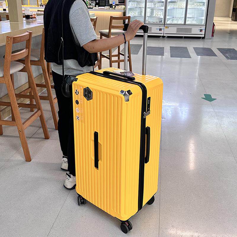 高档超大行皮李箱男大容量60大号拉密码女学生网炼红拉杆旅行箱特