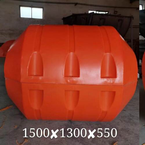水面拦污浮筒管1500*100*710工程抽污浮体警示分体式拦漂排浮筒