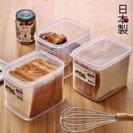 日本进口切片面包收纳盒，冰箱装吐司专用保鲜盒，食品级蛋糕密封盒子