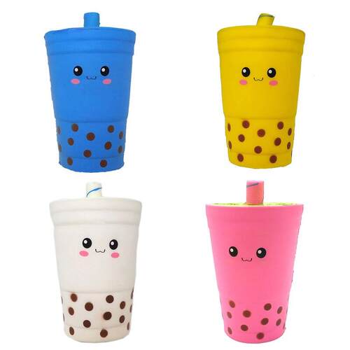 Antisress Squishy Bubble Tea Props to Press Pinch Display Pr