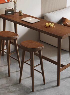 JGP1实木大长书桌写字家用公条桌简约莫比北欧工作台双人学习桌客