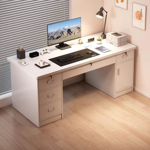 电脑办公桌简约现代家用卧室电脑桌办公室职员台式工作台简易书桌