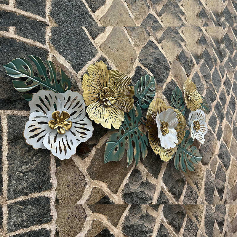 轻奢金属客厅墙壁饰卧室沙发背景墙挂件玄关过道壁挂饰墙面装饰品