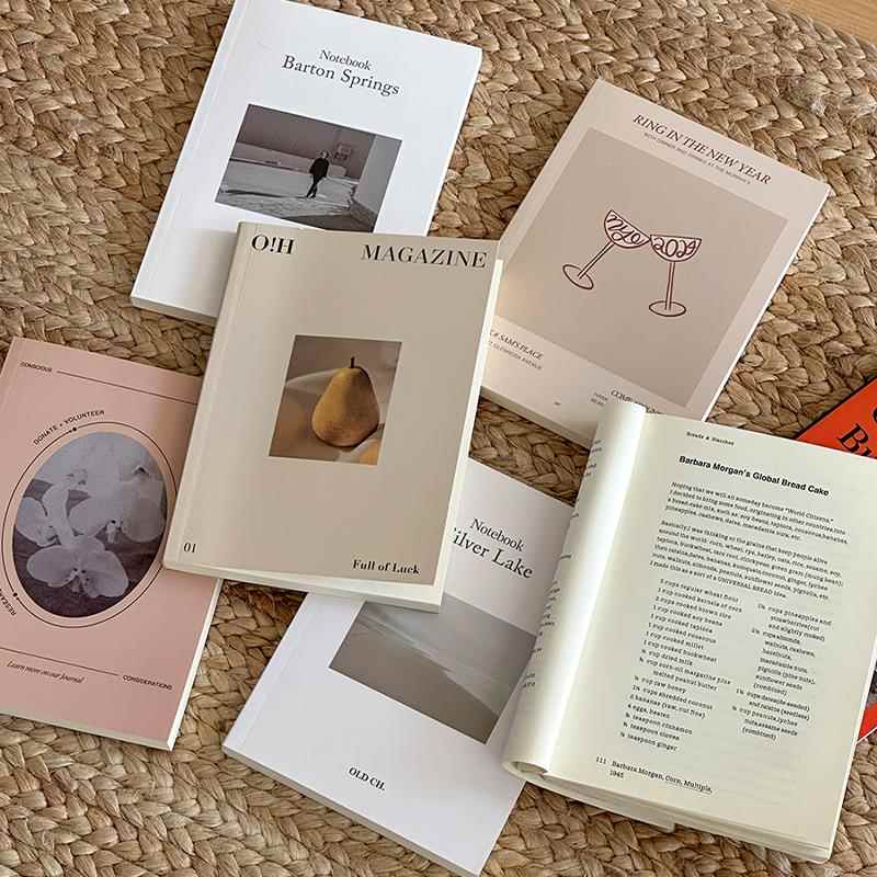 ins家居软装桌面摆件拍照道具英文内页时尚杂志书样板间装饰道具