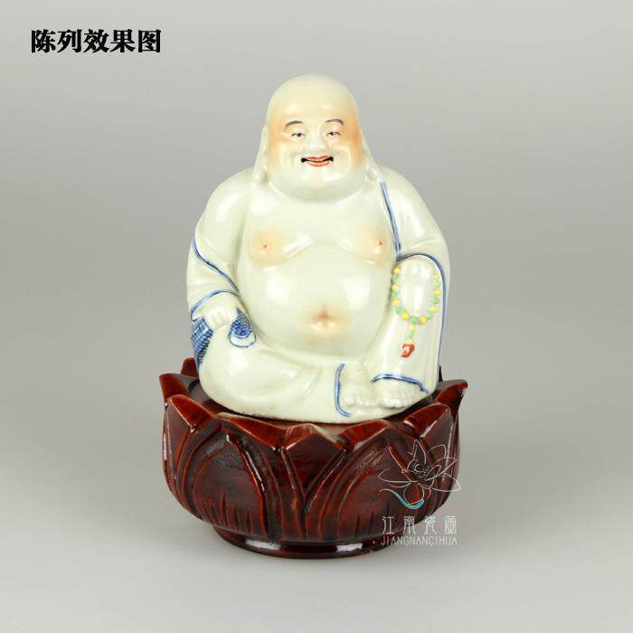 正品加厚佛实木莲花底像座像底座观音底莲座花台莲花座金刚座无拼
