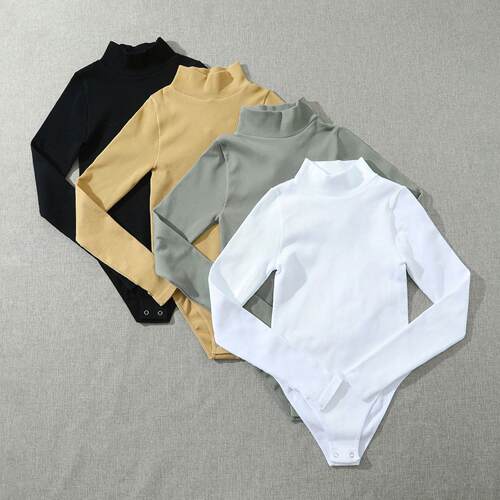 Triangle pants, high neck, tight fitting one-piece yoga
