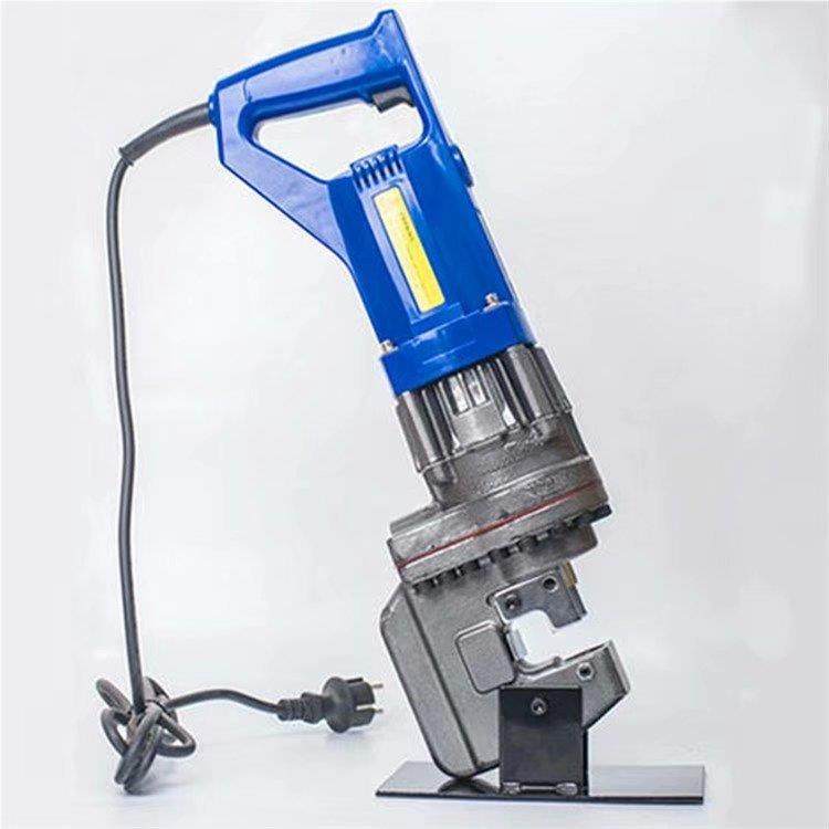 人小型单手式钢板钻圆孔开机 角钢角MHP-20铁冲孔机 液压20型提孔