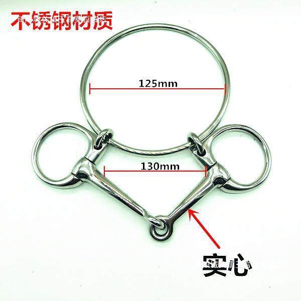 马嚼子马具马鞍子速度马口衔大圈马术用品小矮马大号赛马马衔铁