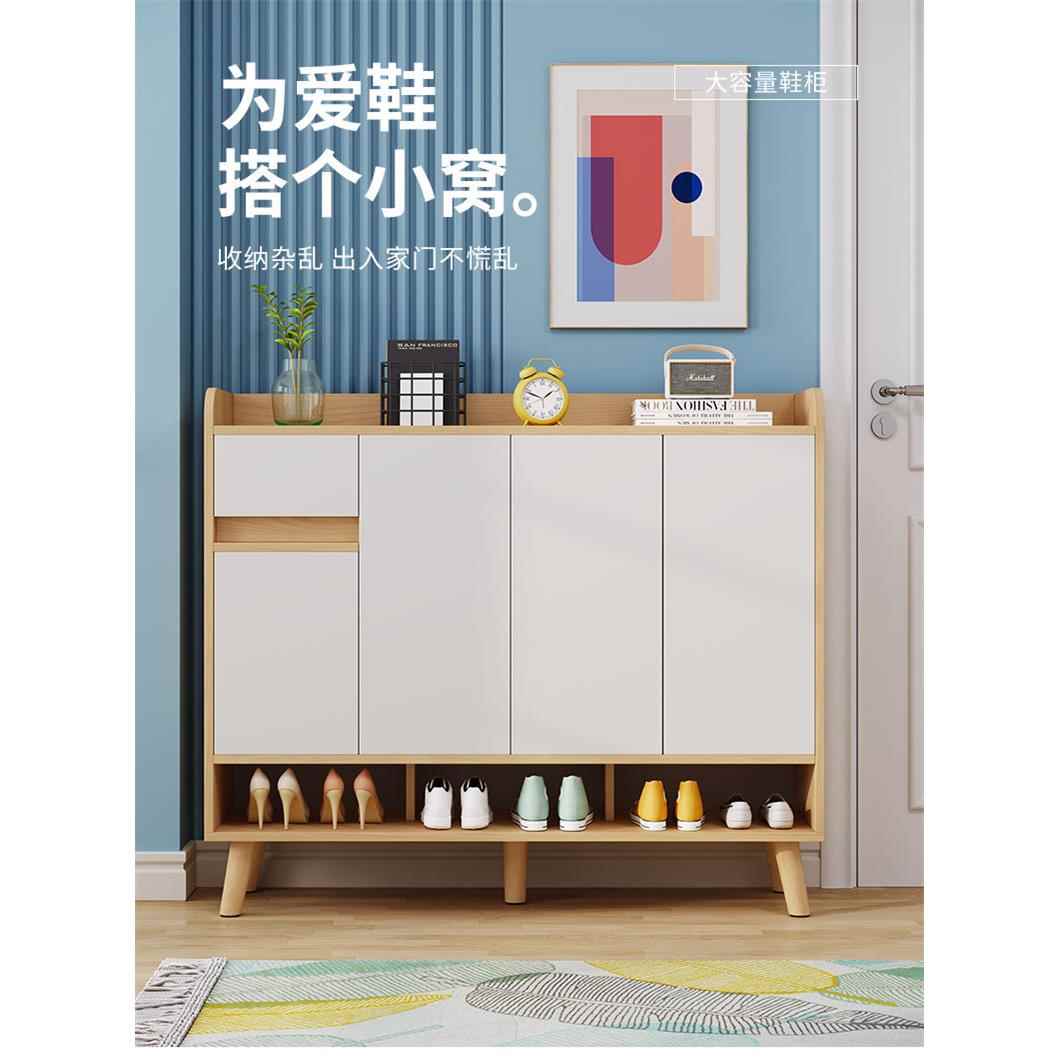 鞋柜家用门口简约现代新款小户型玄关柜大容量收纳阳台柜简易鞋架