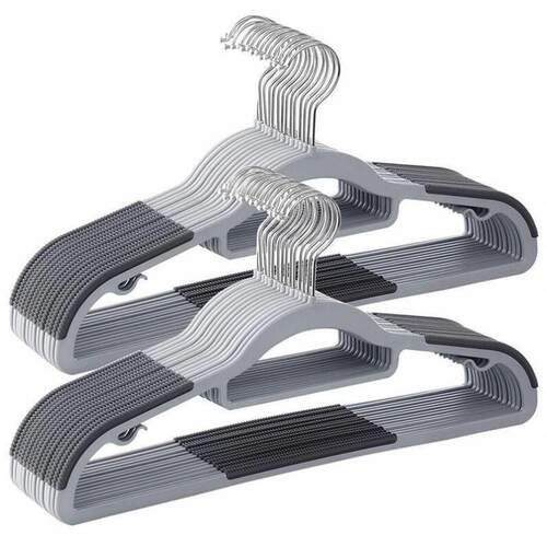 40 Pcs/Lot plastic Clothes Hangers Dress Coats Hanger holder
