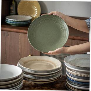 Japanese ceramic plates dish tray disc tableware set