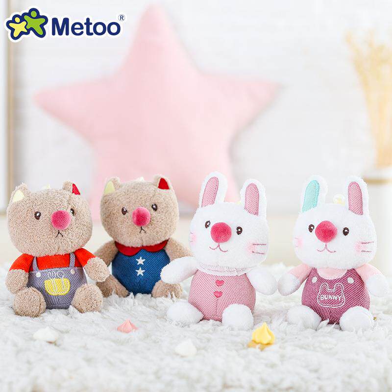 metoo咪兔可可公仔吊饰挂件 可爱小猫咪兔子玩偶钥匙扣 包包挂件