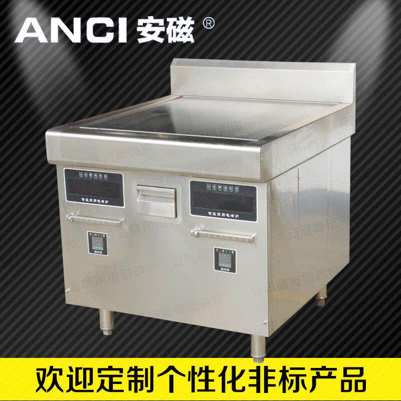 电磁扒炉双温双控手抓饼机器铁板烧商用牛扒炉铜锣烧机器