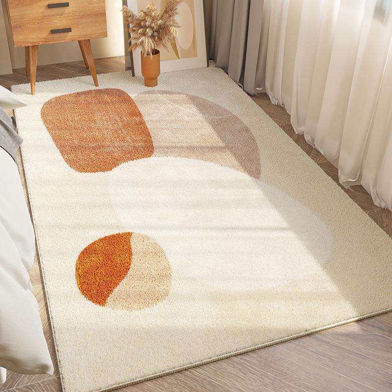 简约风卧室床边地毯加厚简约客厅沙发茶几毯家用房间飘窗防滑垫子