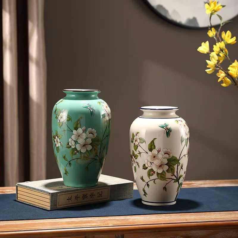 家居装饰电视柜桌面陶瓷中式摆件花瓶款玄关新客国风餐厅设计浮雕,家居饰品,花瓶,淘宝优惠券,粉丝福利购,淘宝优惠卷