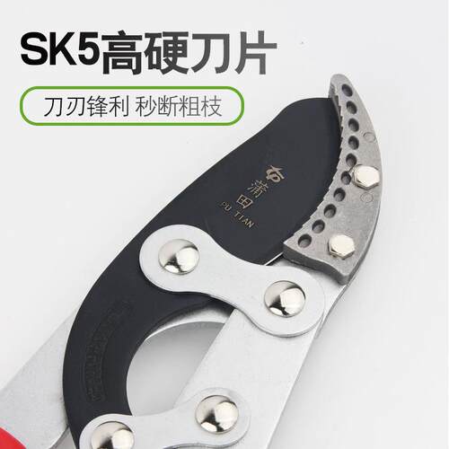 厂家园林修剪盆景果枝剪园艺剪SK5钢大力剪剪枝花枝剪花树枝