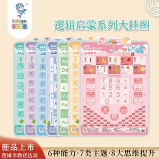 逻辑点读挂图有声认识数字100学习数学加减法乘法口诀表