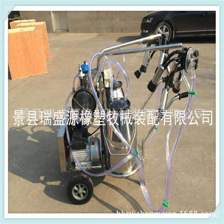奶牛挤奶机 电动小型真空挤奶机 不锈钢便携式挤奶机 现货供应