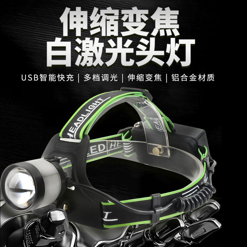USBLED跨境头戴可变充电头灯头灯