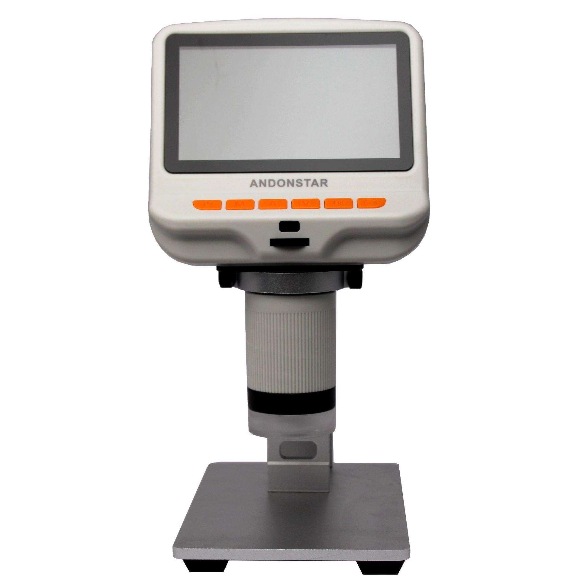安东星数码显微镜AD105S带4.3寸屏600倍科普切片观察移动观察台