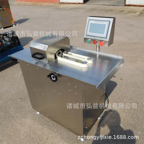 商用不锈钢连续式打卡机鱼肠气动定量灌肠扎线机皮蛋肠扎线设备