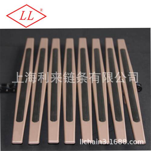 附橡胶塑料转弯链板转弯提升链HF1873-K2000-Z输送机配件