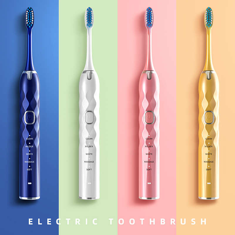 Sonic Electric Toothbrush Gears Adjustment Rechargeable