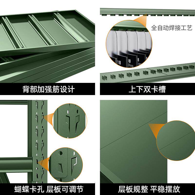 防暴盾牌架农用铁锹铁镐架军绿色工具摆放架多层装备器材存放架子