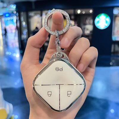 五菱缤果钥匙套新款宏光Airev晴空车宝骏kiwi EV壳高档扣包女