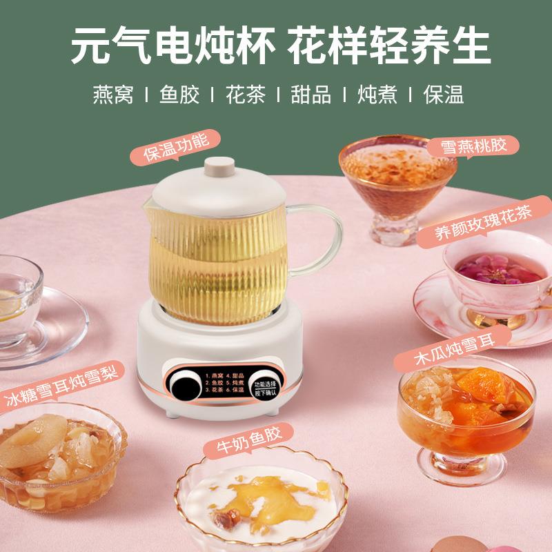 迷你养生壶智能电炖杯分体杯办公室宿舍BB煮粥炖甜品热牛奶炖杯