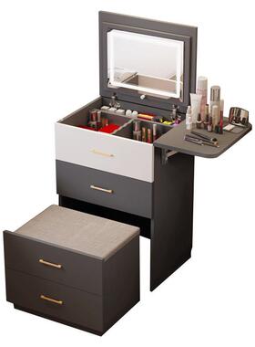 xyt梳妆台小型迷你简约现代4050cm床头柜化妆台一体翻盖多功能化