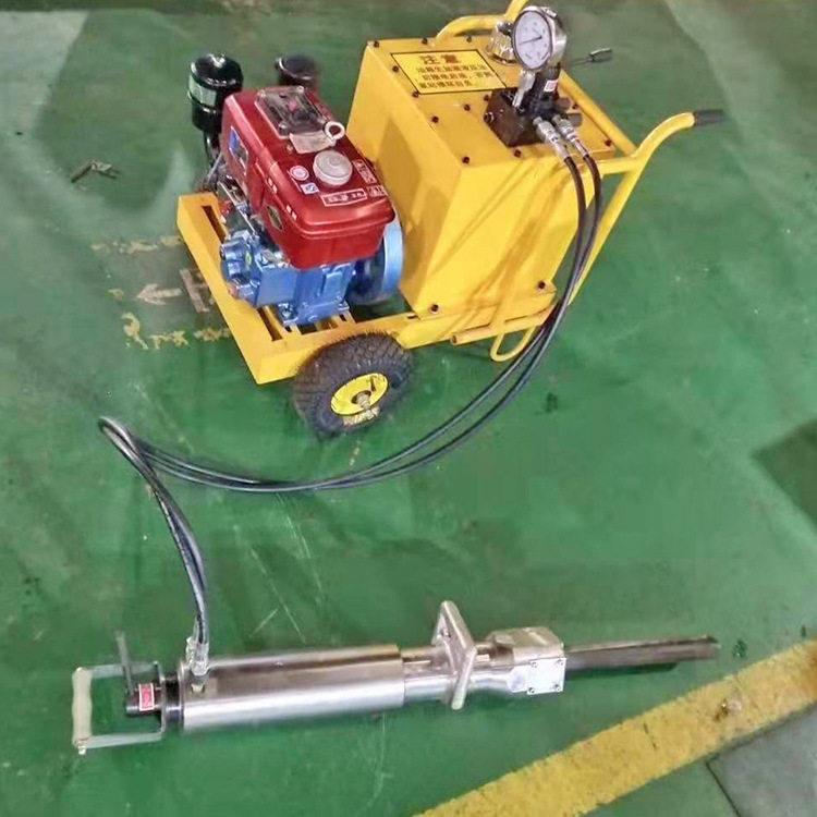 劈裂机岩石破碎机电动液压劈石器无噪音凿岩机器