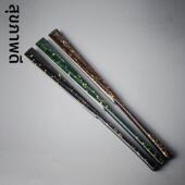 大漆器艺竹子折扇覆古非遗中国风洒金手工文玩香妃梅苏宣纸人名家