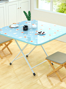 折叠桌餐桌简易家用吃饭租房摆摊简约便携长方形桌子